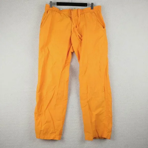 Hugo Boss Joggers Mens Large Orange Parracuda Athletic Drawstring Lightweight